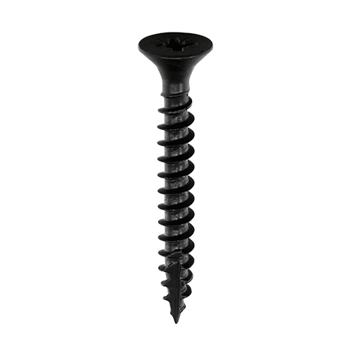 3.5 x 25 Classic Screw PZ2 CSK - BLACK