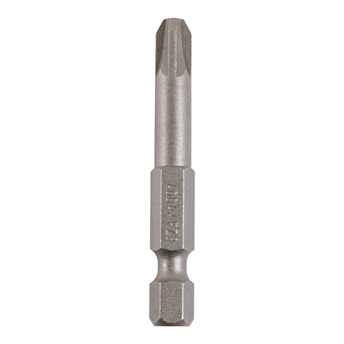 No.3 x 50 Pozi Driver Bit - S2 Grey