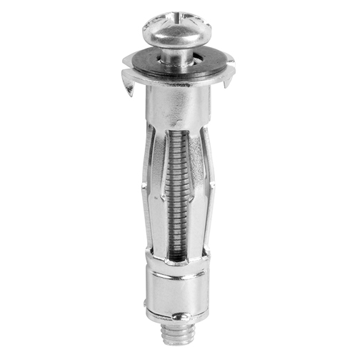 M4 x 45 (50mm Screw) Cavity Anchor - BZP