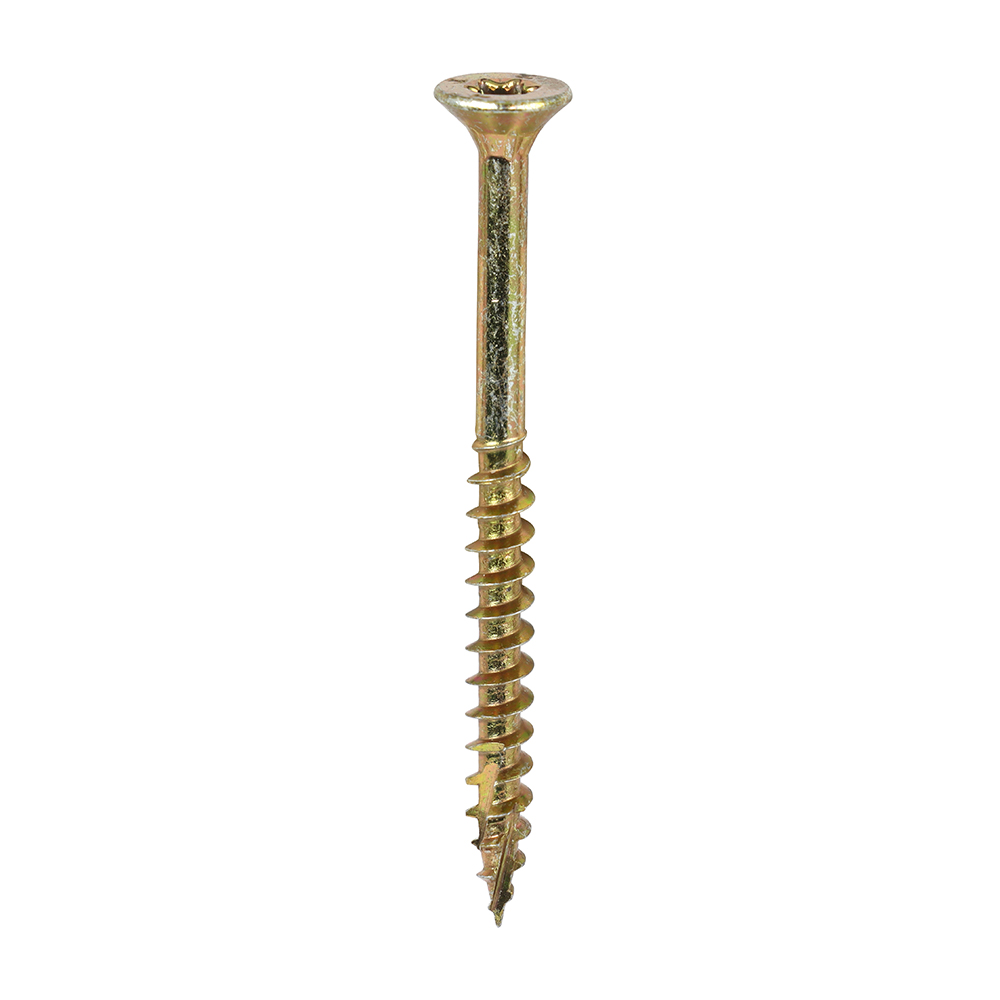 4.0 x 50 C2 Clamp-Fix Multi-Purpose Premium Screws - TX - Double Countersunk - Yellow