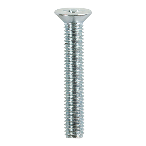 M4 x 10 Machine Screw PZ2 CSK - BZP