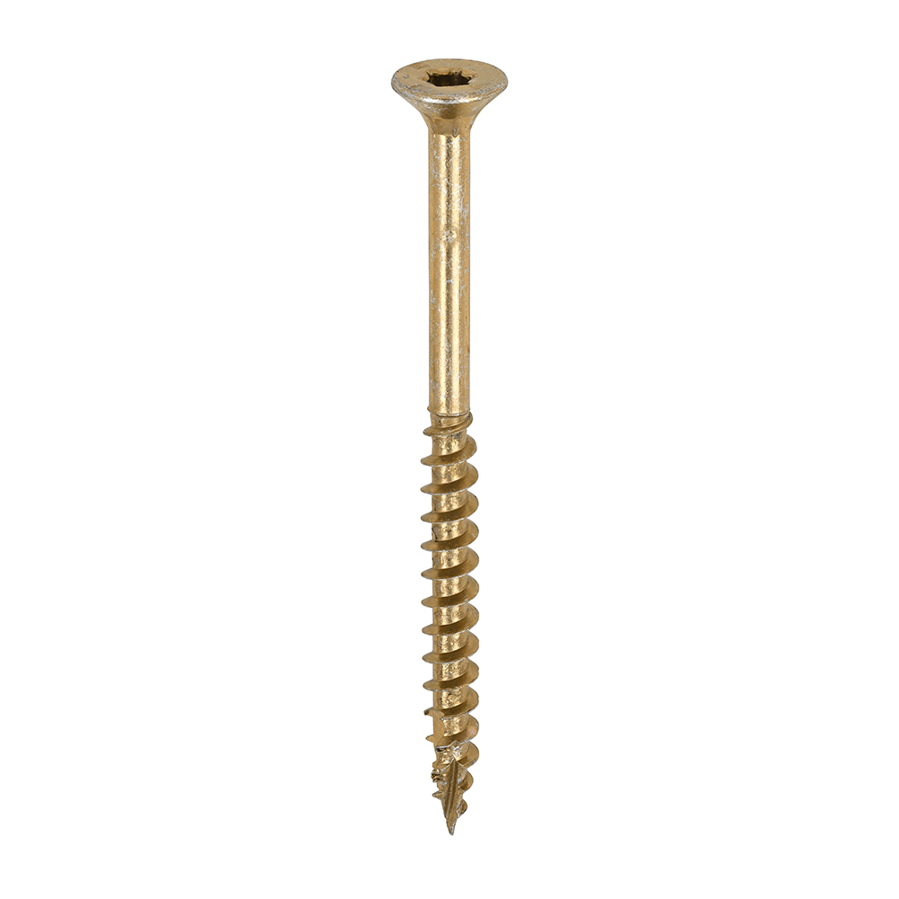 5.0 x 70 C2 Clamp-Fix Premium Clamping Multi-Purpose Screws - TX - Double Countersunk - Yellow