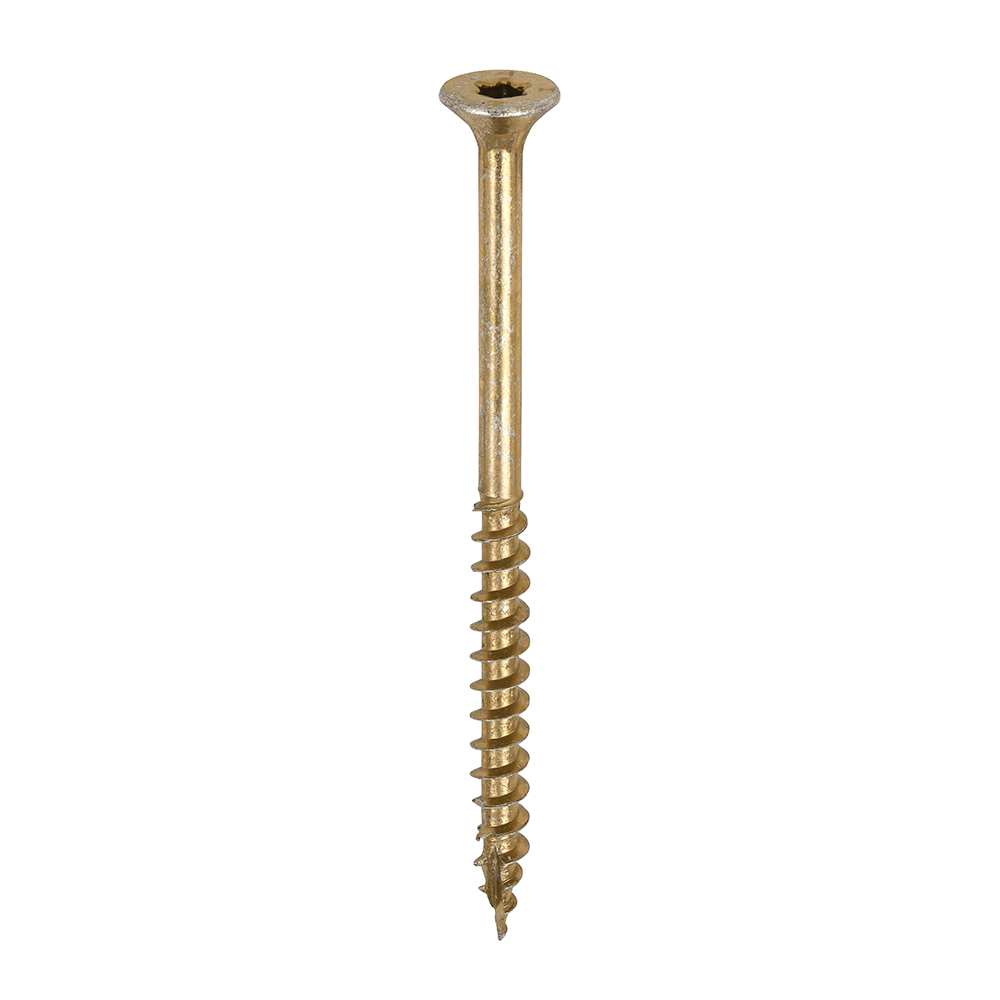 5.0 x 75 C2 Clamp-Fix Multi-Purpose Premium Screws - TX - Double Countersunk - Yellow