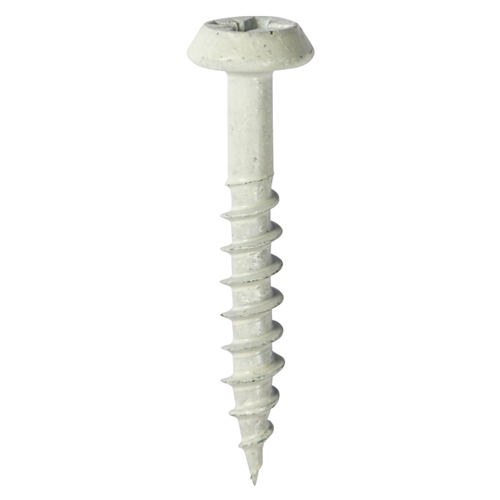 6.0 x 40 Classic Rainwater Screw - Wht