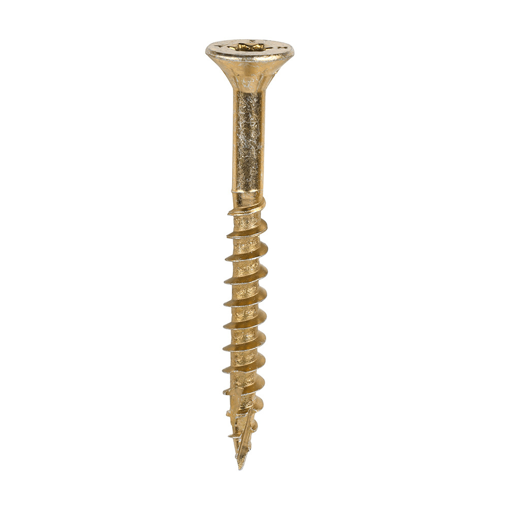 6.0 x 60 C2 Clamp-Fix Multi-Purpose Premium Screws - TX - Double Countersunk - Yellow