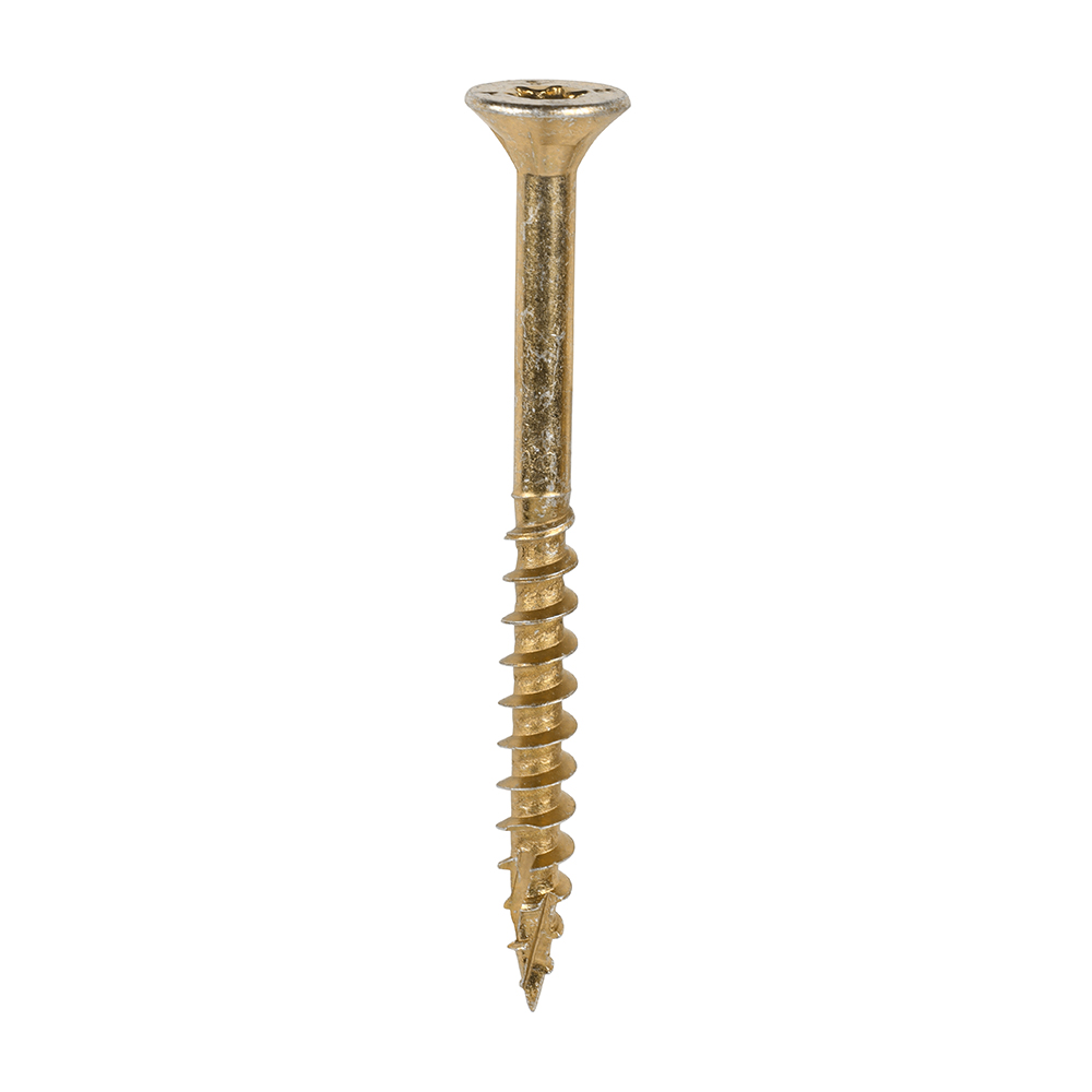 6.0 x 70 C2 Clamp-Fix Multi-Purpose Premium Screws - TX - Double Countersunk - Yellow