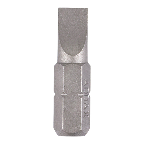 6.0 x 1.0 x 25 Slotted Driver Bit - S2 Grey