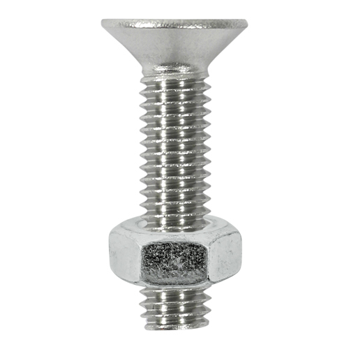 M6 x 20 CSK Socket & Nut - A2 SS