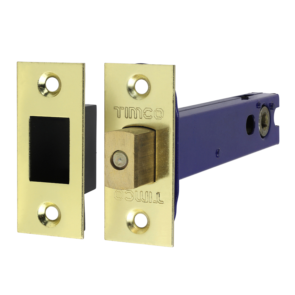 129mm Case / 108 Backset Architectural Tubular Deadbolt - Electro Brass & Satin Nickel