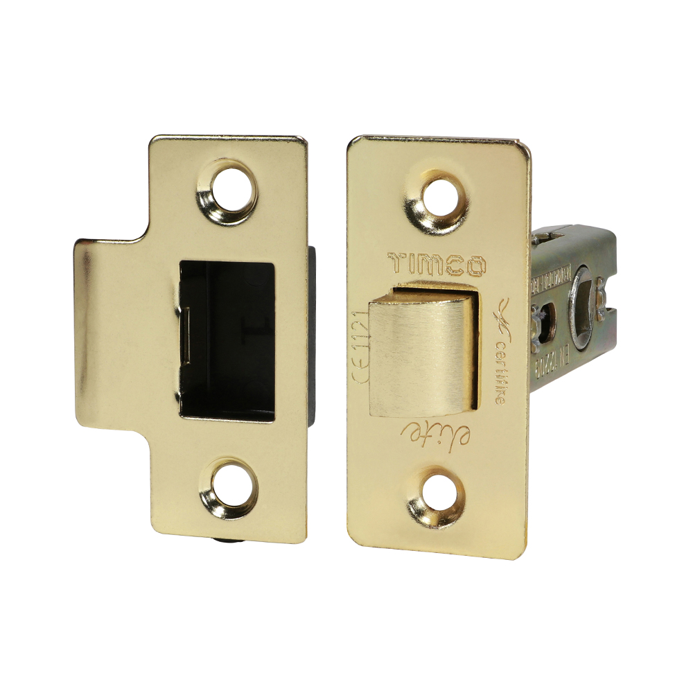 67mm Case / 45mm Backset Tubular Latch - Electro Brass