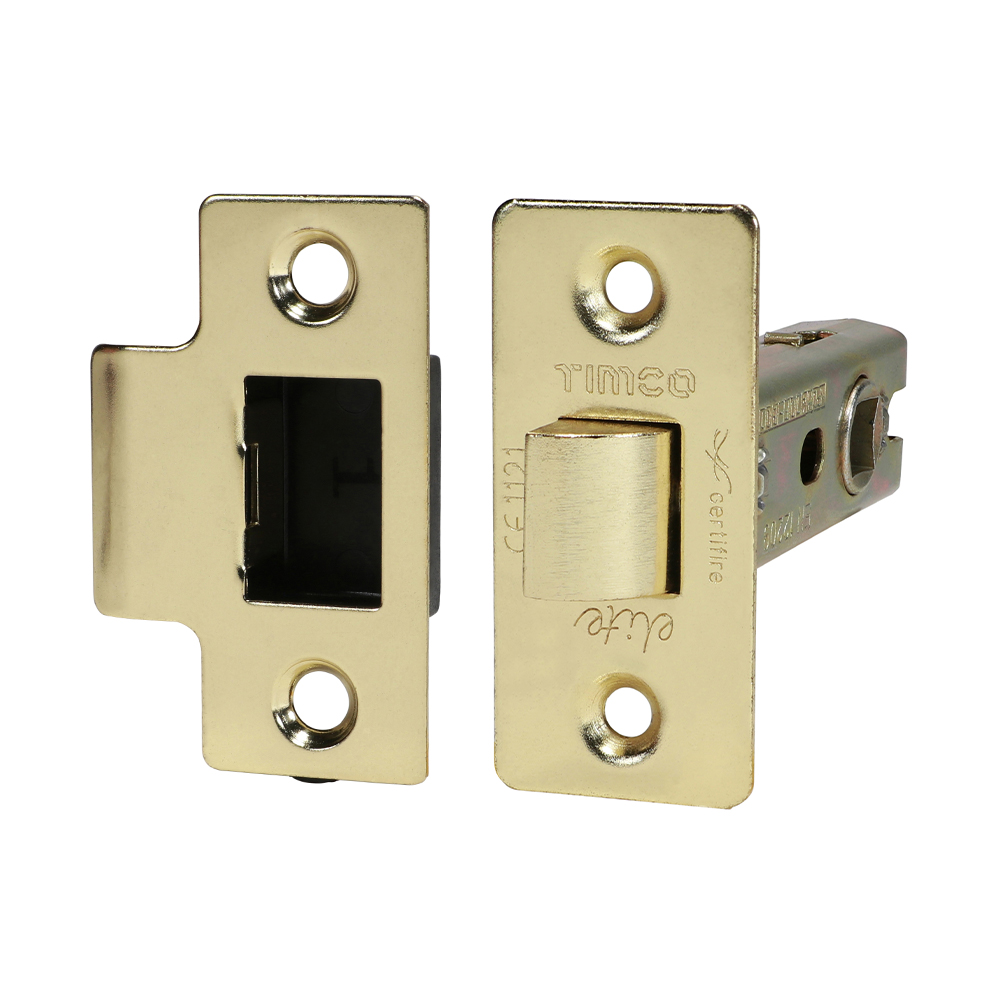 76mm Case / 57 Backset Tubular Latch - Electro Brass