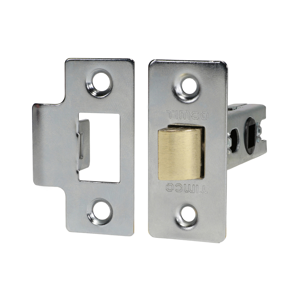 79.5mm Case / 57.5mm Backset Economy Tubular Latch - Nickel