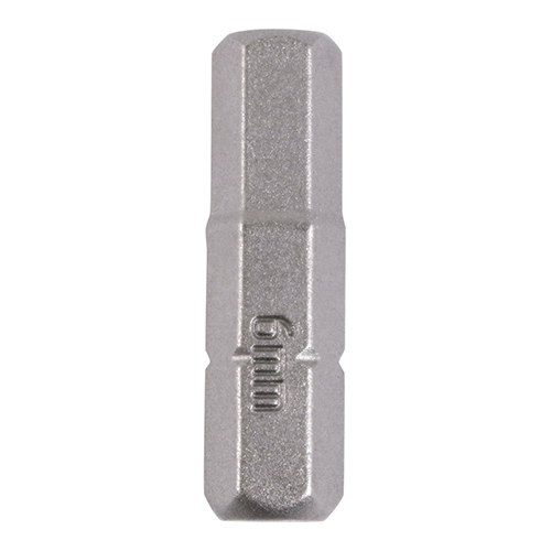 6.0 x 25 Hex Driver Bit - S2 Grey