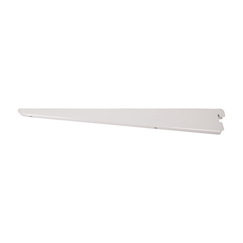 370mm Twin Slot Shelf Bracket White