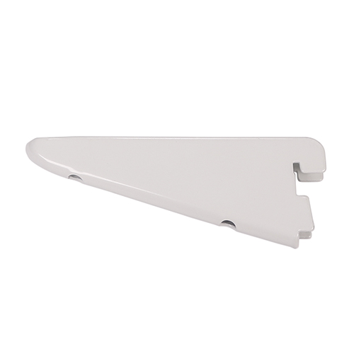 120mm Twin Slot Shelf Bracket White