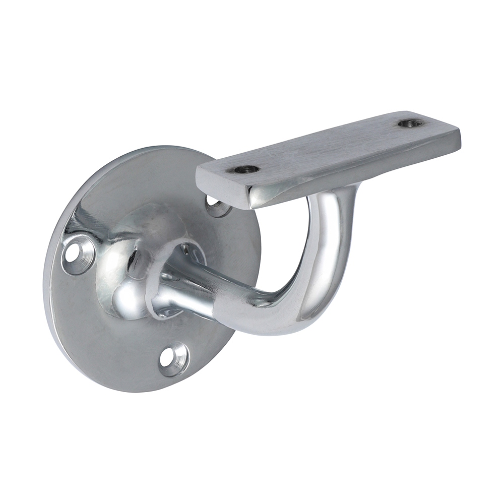 64mm Handrail Bracket - Polished Chrome