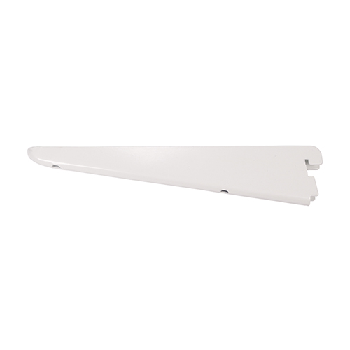 220mm Twin Slot Shelf Bracket White