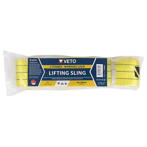 2m x 90mm Veto Lifting Sling - 3 Tonnes