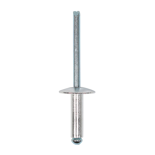 4.8 x 16 Rivets - Flange - Aluminium