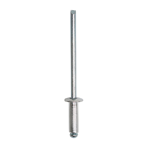 3.2 x 10 Rivets - Dome - Aluminium