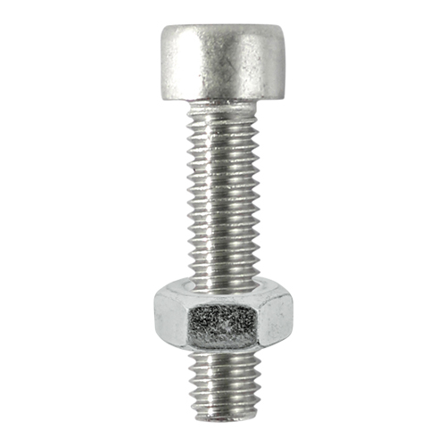 M8 x 25 Cap Socket & Nut - A2 SS