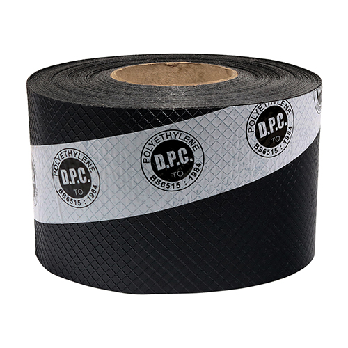 112mm x 30m Damp Proof Course - Black