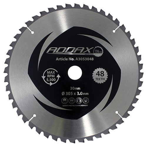 305 x 30 x 48T TCT -5 Degree Sawblade