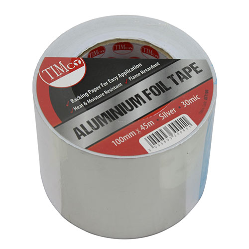 45m x 100mm Aluminium Foil Tape