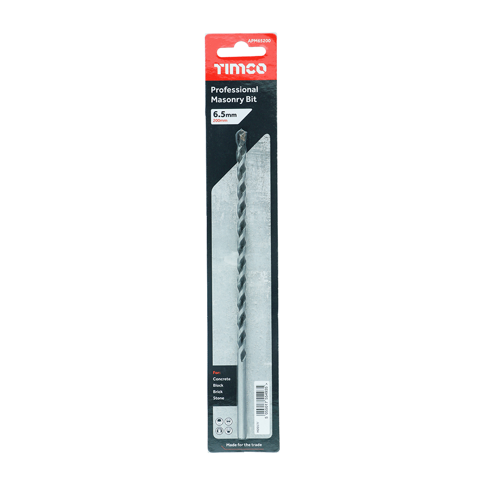 6.5 x 200 Masonry Drill Bit