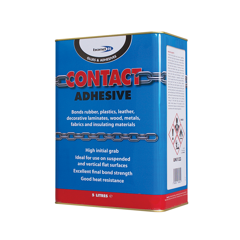 LQ RECT TIN CONTACT ADHESIVE 5L TOLUENE FREE