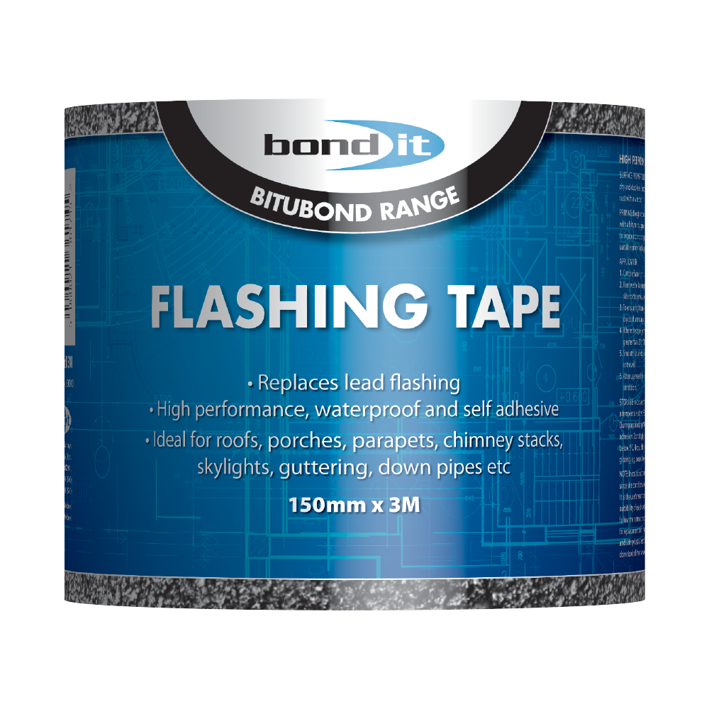 FLASH TAPE 150mm X 3M INCL TIN PRIMER