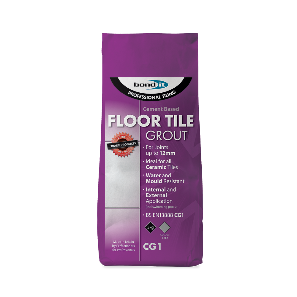 FLOOR TILE GROUT GREY 3KG