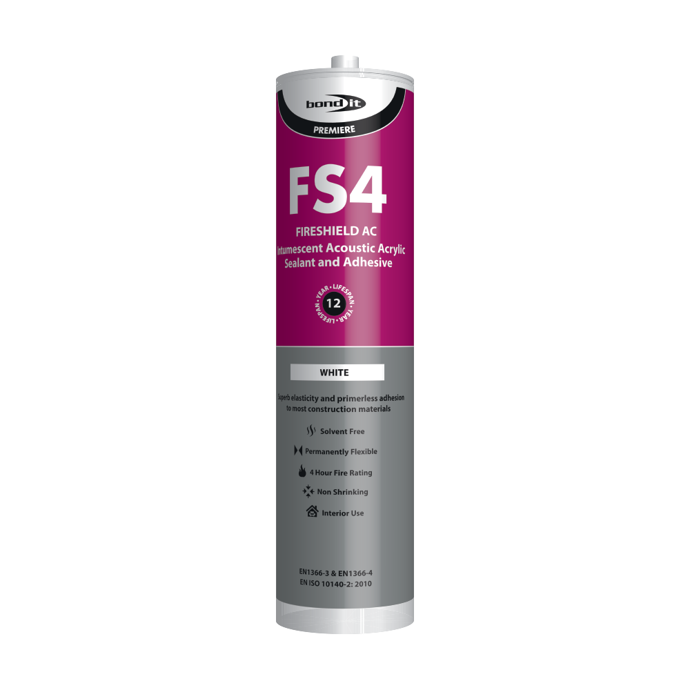 FIRESHIELD AC INTUMESCENT SEALANT WHITE 830ml