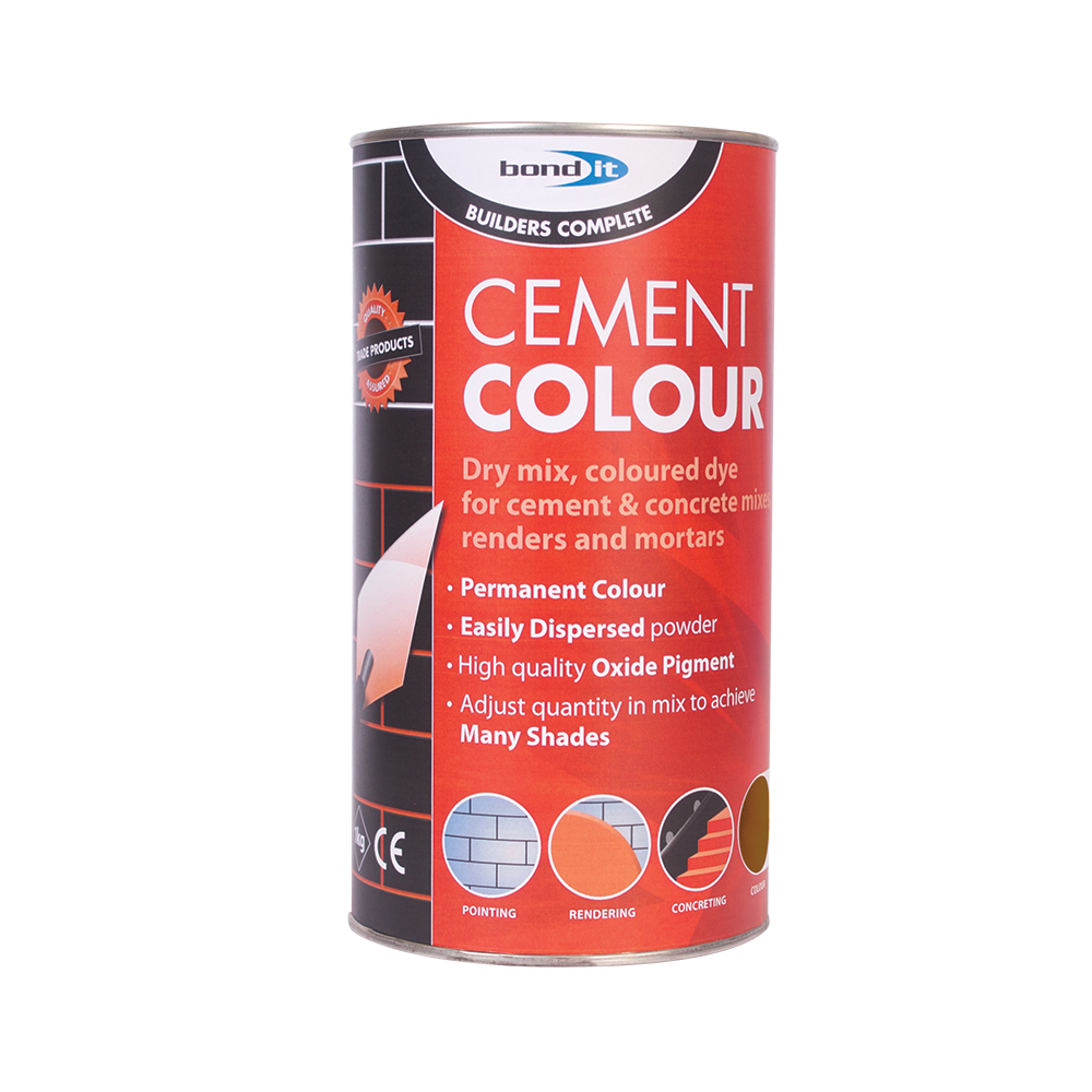 POWDERED CEMENT DYE RUSSET BROWN 1Kg