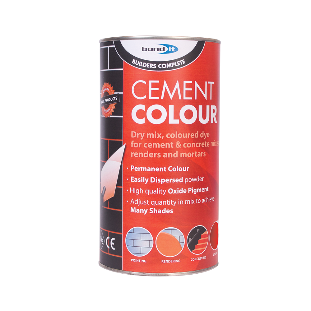 POWDERED CEMENT DYE BRICK RED 1Kg