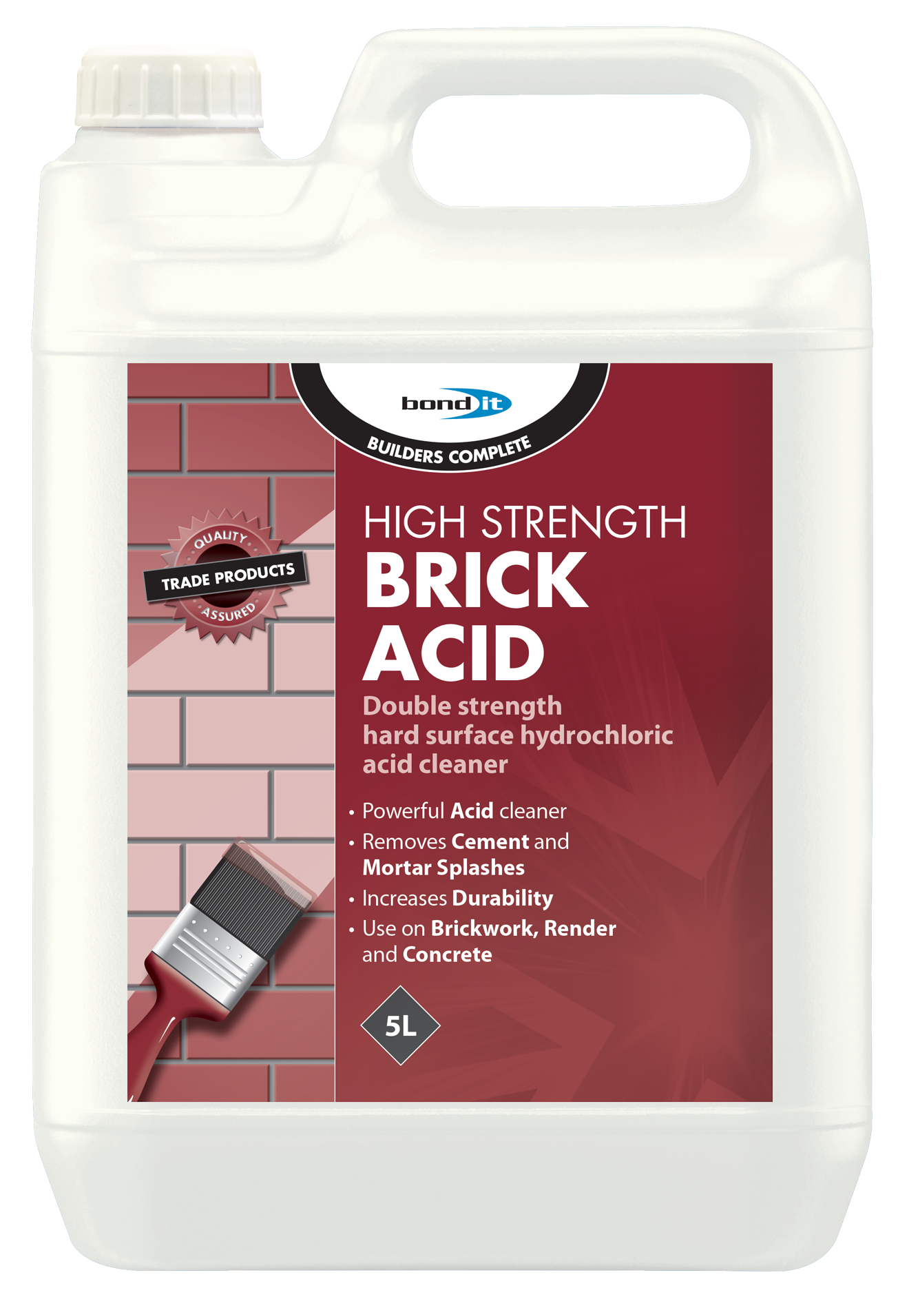 LQ HIGH STRENGTH BRICK ACID 5L