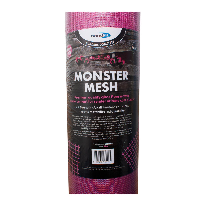 REN MONSTER MESH WHITE 50M x 1M 160G/M2