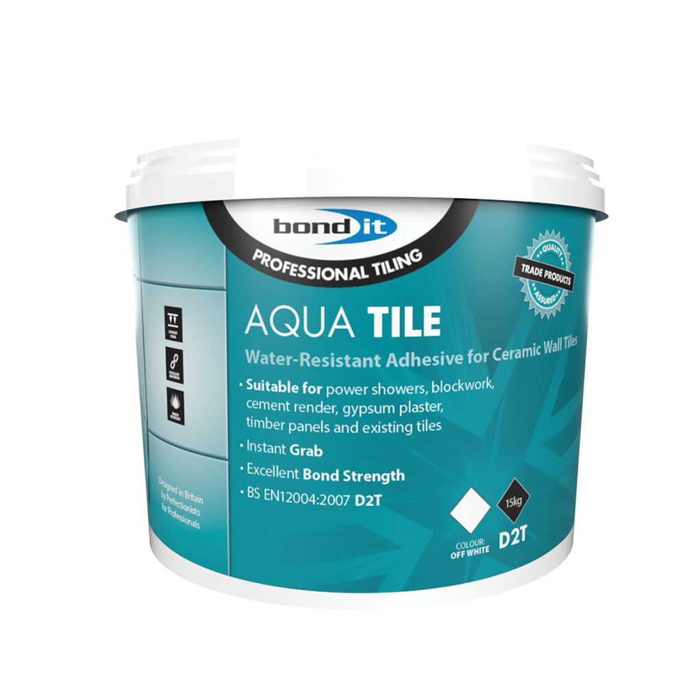 AQUA-TILE WATER-RESISTANT WALL TILE ADHESIVE 15Kg