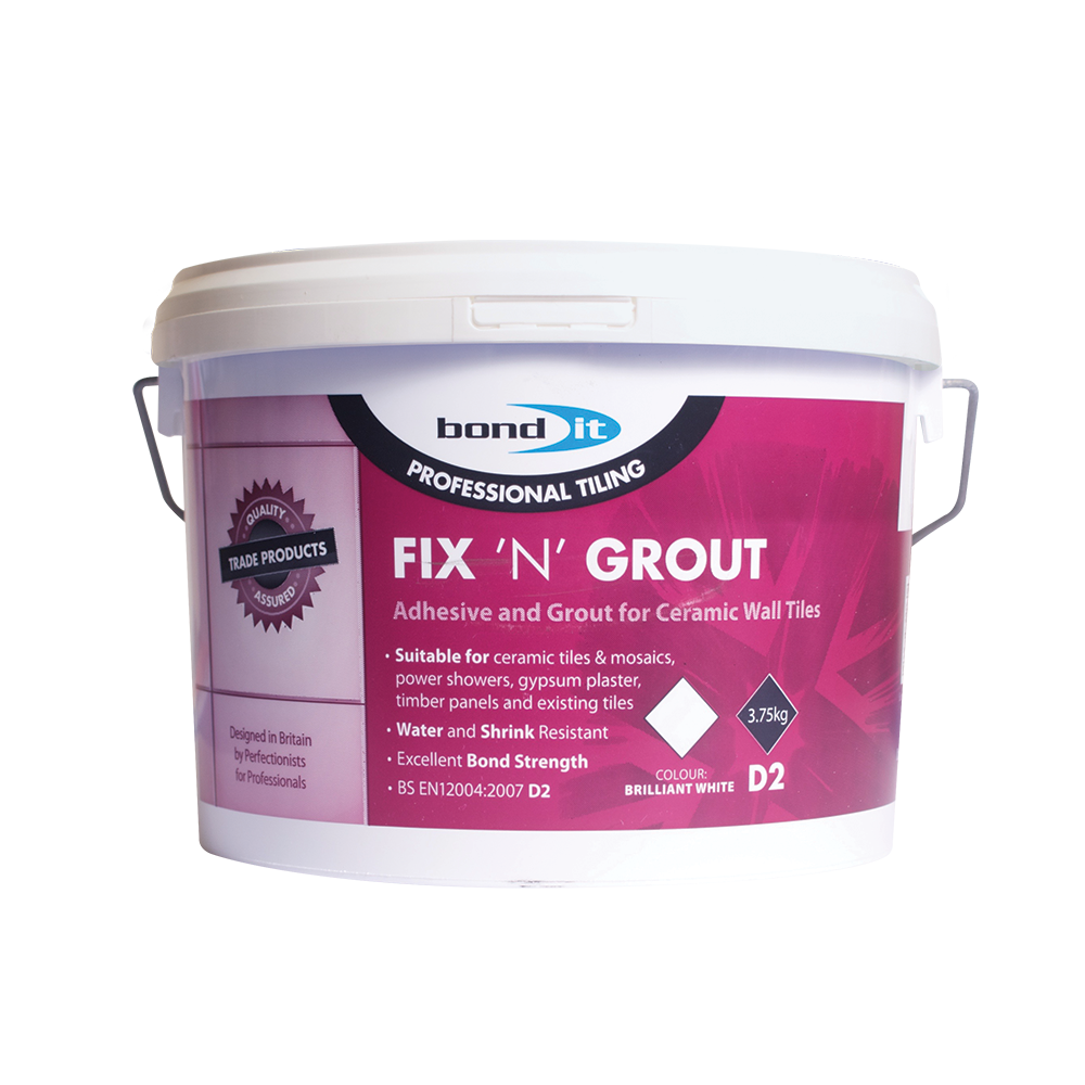 FIX 'N' GROUT TILE ADHESIVE 3.75Kg