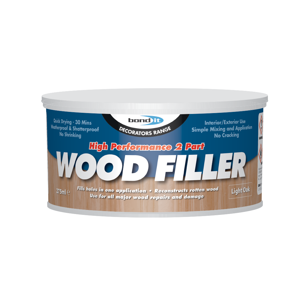 LQ2 PART WOOD FILLER LIGHT OAK 275ML