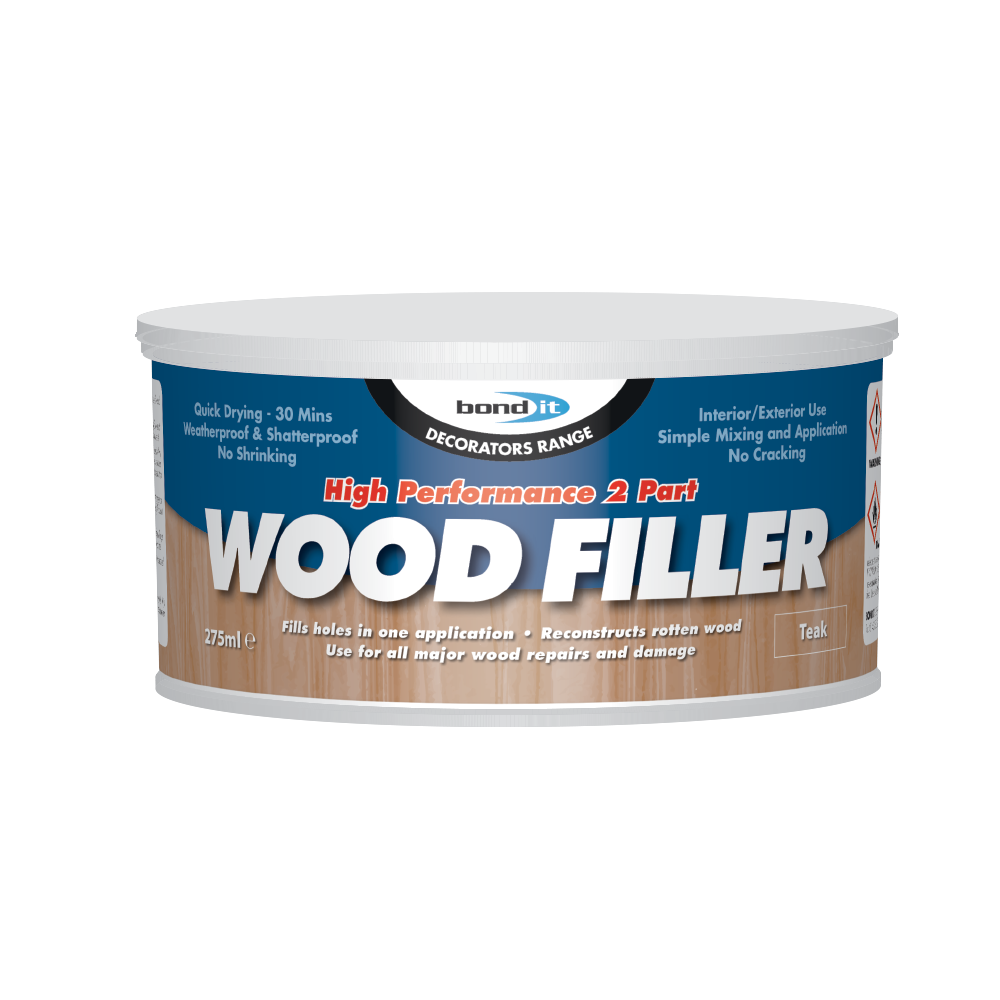 LQ 2 PART WOOD FILLER TEAK 275ML