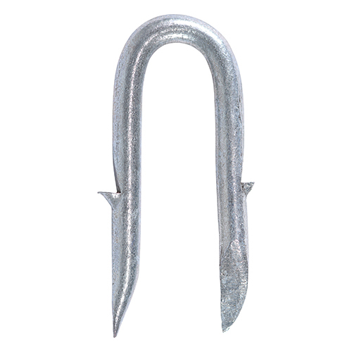 40 x 4.00 Barbed Staples - Galvanised