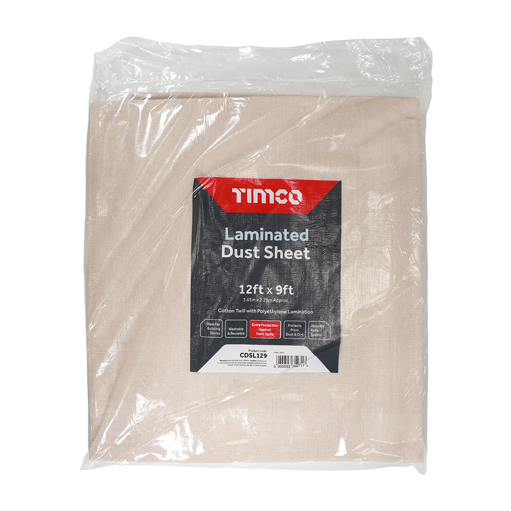 12ft x 9ft Shield Dust Sheet - Laminated