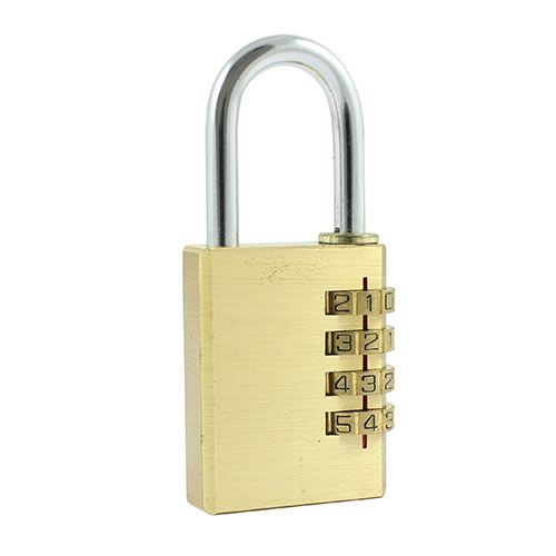 28mm Veto Brass Combi Padlock