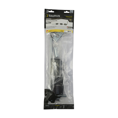 12 Garage Drop Down Bolt Black