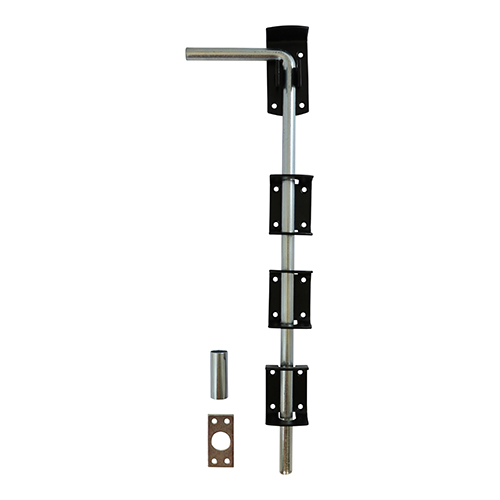 18 Garage Drop Down Bolt Black