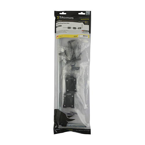 18 Garage Drop Down Bolt Black