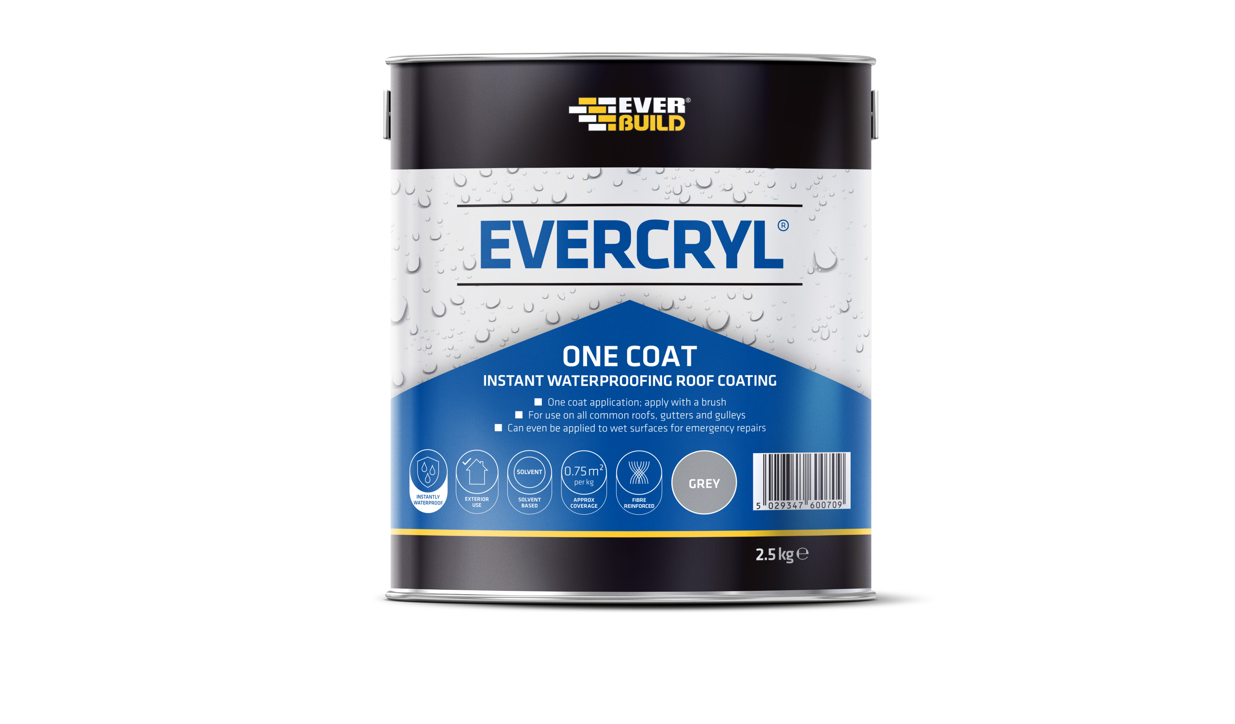 EVERCRYL ONE COAT GREY 2.5KG