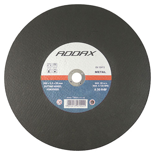 300 x 20.0 x 3.2 B/Abrasive Flat Wheel - Metal