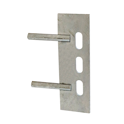 150 x 50mm Gravel Board Clip 2 Pin Galv